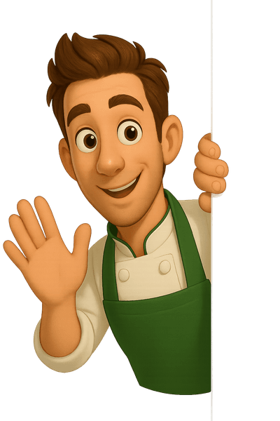 Sjef kijkt om de hoek