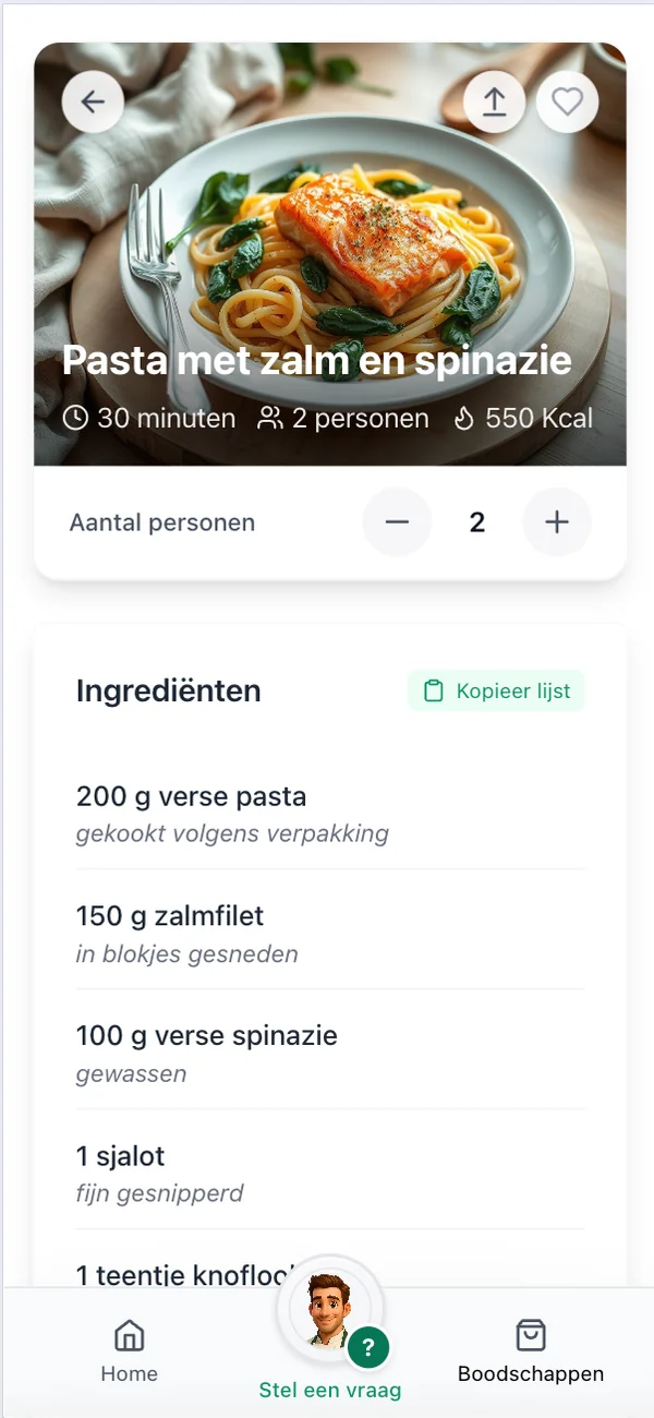 Zelfverzekerd koken - Screenshot 1